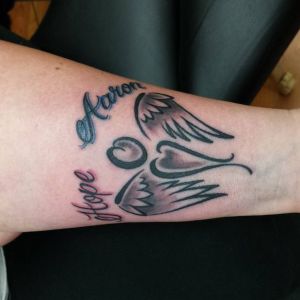 tatuaje original de angel