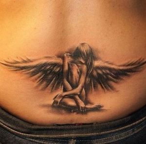 tatuaje sexy de angel