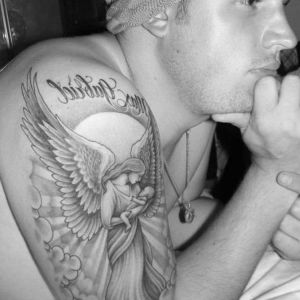 tatuajes de angeles de la guarda