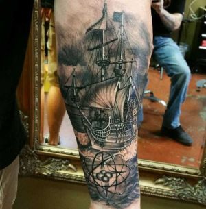 tatuaje barco