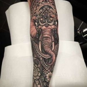 tatuajes bonitos de elefantes