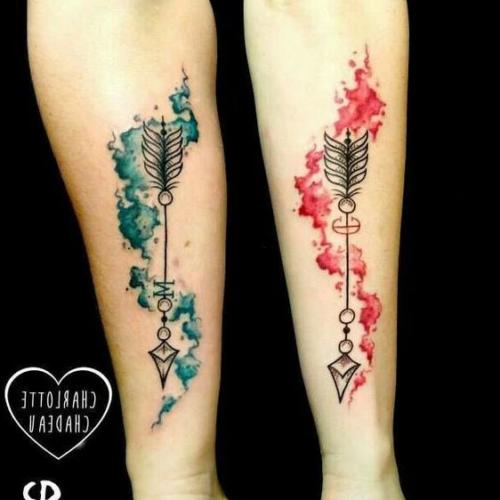 tatuajes de flechas para parejas