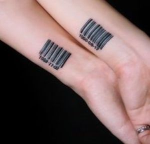 tatuaje codigo de barras