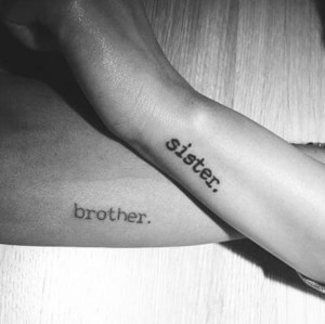 tatuaje de hermano y hermana