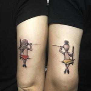 tatuajes para amigas hermanas