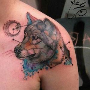 tatuajes originales de lobos