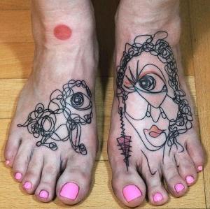 los tatuajes mas chulos para los pies