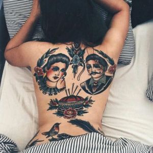 tatuajes para mujeres old school