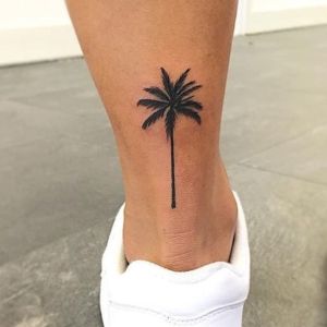 tatuaje de palmera