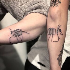 100 Tatuajes para Parejas, Amigos, Hermanas 🥇 Diseños originales