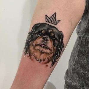 tatuaje de mascota perro