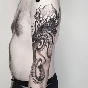 tatuajes para hombres de pulpos