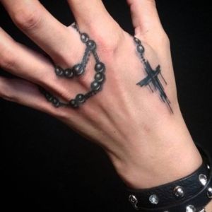 tatuajes originales de rosarios